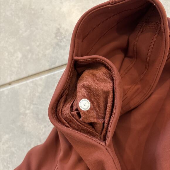 Lululemon Invigorate Mesh Ankle Mid Rise Tight 25” Orange Size 4 Stretch - Picture 4 of 10